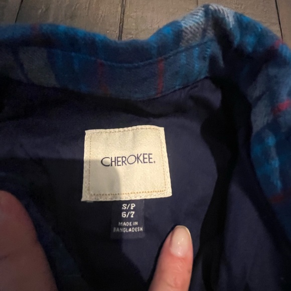 Boys quilted long sleeve shirt - Picture 2 of 3